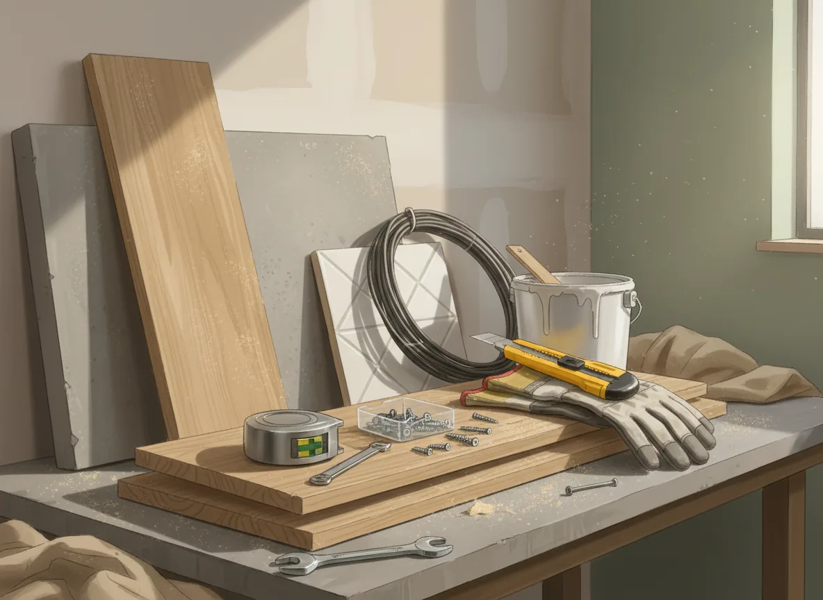 AI-generated illustration of a renovation